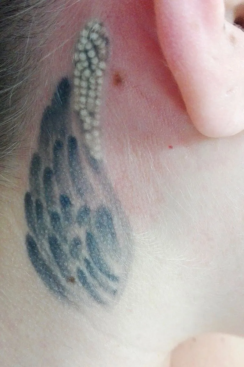 Tattoo vor der ersten Laserbehandlung