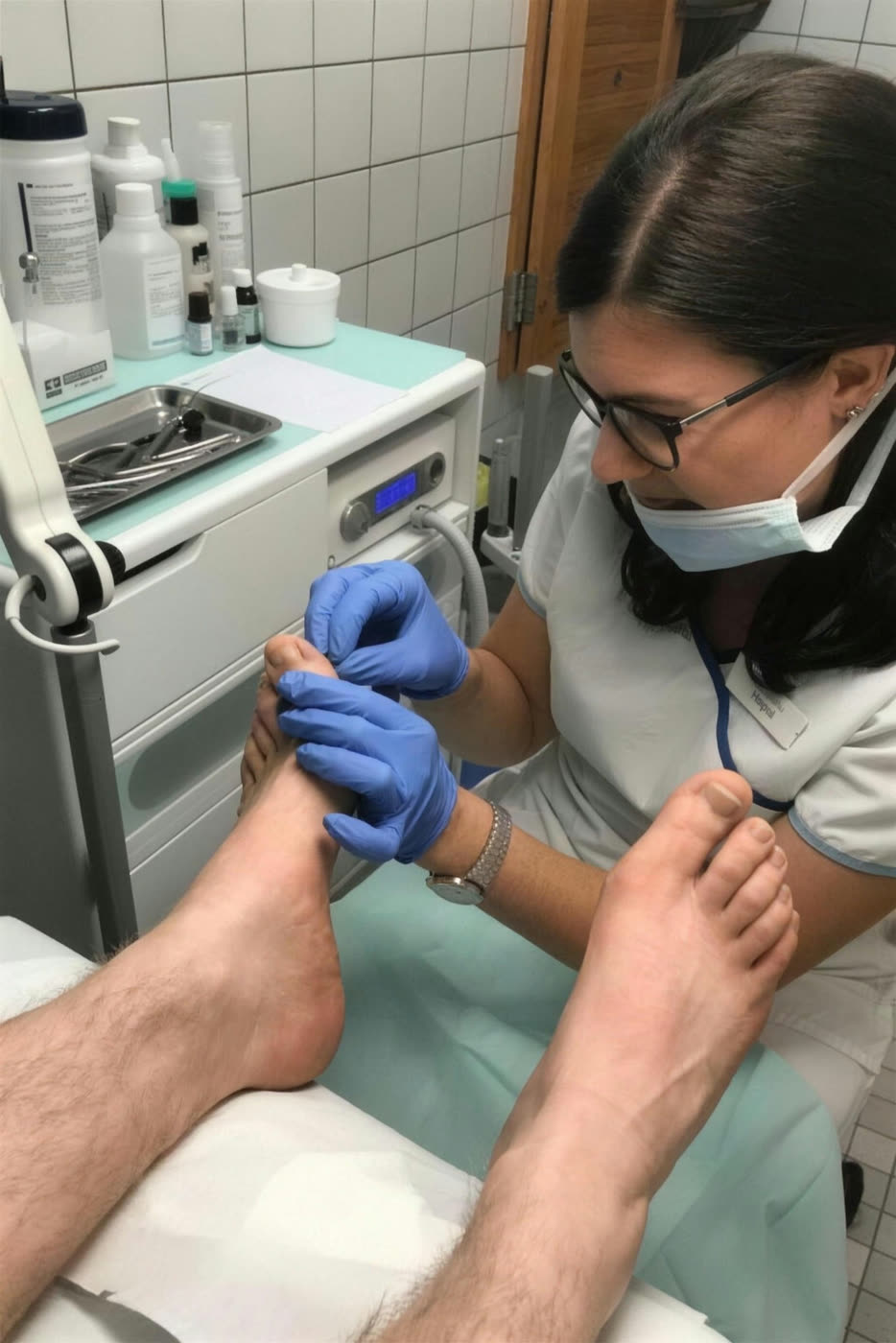 Nagelpilzbehandlung in der Ordination